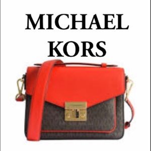 Michael Kors Rose Medium Top Handle Messenger